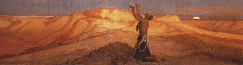 Elihu Vedder Prayer for Death in the Desert. China oil painting art